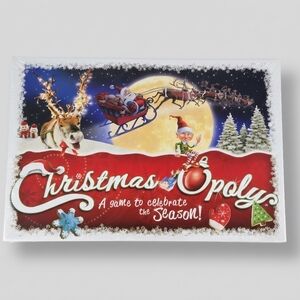 Christmas-Opoly Board Game Festive New Sealed Late for the Sky Holiday Monopoly